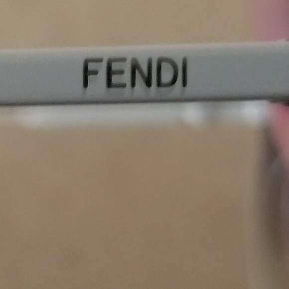 NWOT $495 FENDI WAVES RED WHITE STRIPE ITALY ROUND RETRO METAL SUNGLASSES SHADES main image 7